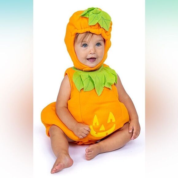 Like New Pumpkin Halloween Costume 6-12 Months - Picture 1 of 4